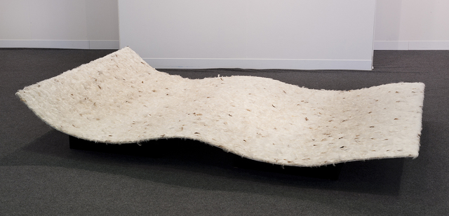 Maria Elena González, ‘Carpet ’, 1998, Sculpture, Wood, steel, tile adhesive, and feathers, Hirschl & Adler