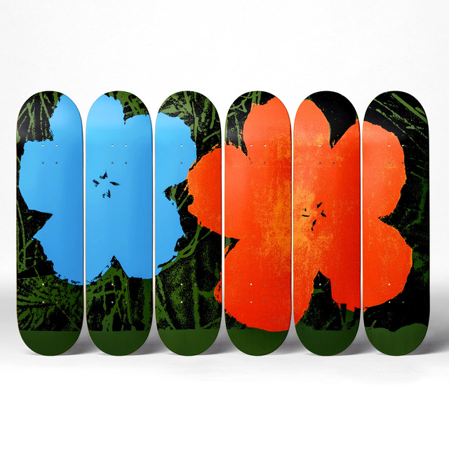 Andy Warhol, ‘Flowers Skatedecks’, 2016, Artware Editions