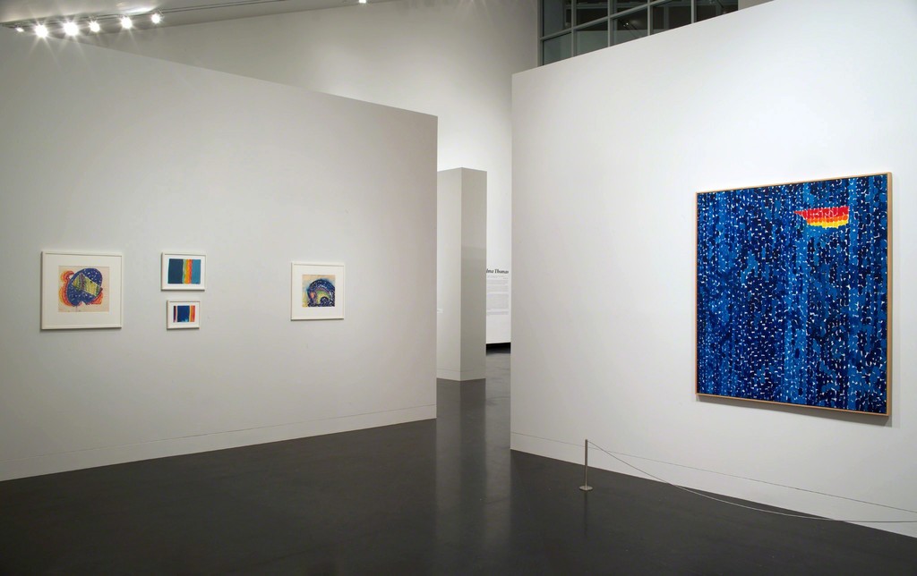 Installation view, Alma Thomas, Tang Teaching Museum, 2016 Installation view, Alma Thomas, Tang Teaching Museum, 2016