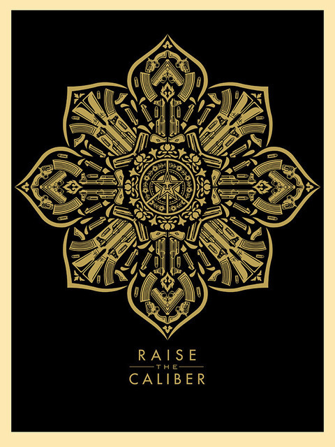 Shepard Fairey (OBEY), ‘Raise the caliber’, 2015, Rudolf Budja Gallery