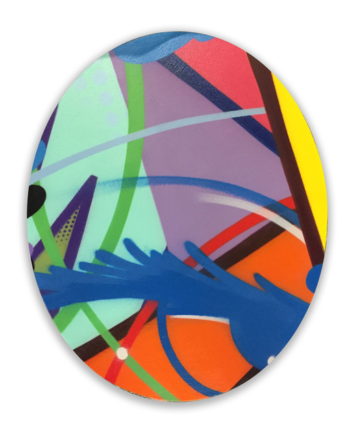 CRASH, ‘Flagged’, 2019, Painting, Spray Paint on Canvas, JoAnne Artman Gallery