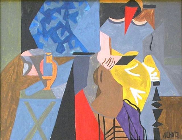 André Lhote, ‘Lady in an Interior’, ca. 1935, Nicholas Gallery