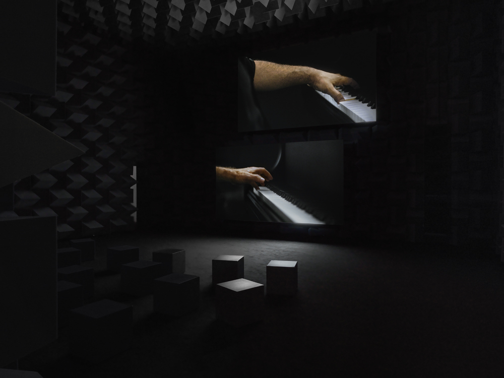 Installation view of "Anri Sala: Answer Me" at New Museum, New York (2016) Installation view of "Anri Sala: Answer Me" at New Museum, New York (2016)