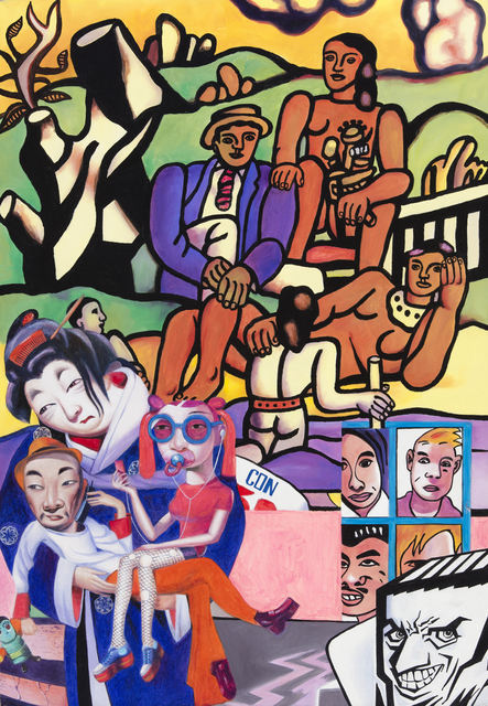 Erró, ‘Hommage à Leger’, 2012, Galerie Christiane Vallé