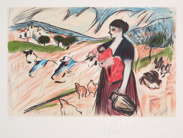 Pablo Picasso, ‘Paysanne et son Enfant, 1898’, 1979-1982, Print, Lithograph on Arches paper, RoGallery