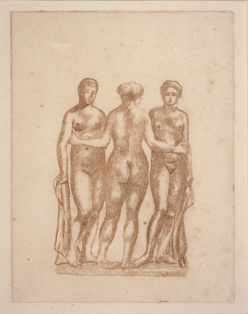 Aristide Maillol, ‘Three Nudes’, ca. 1936-1938, Dallas Museum of Art