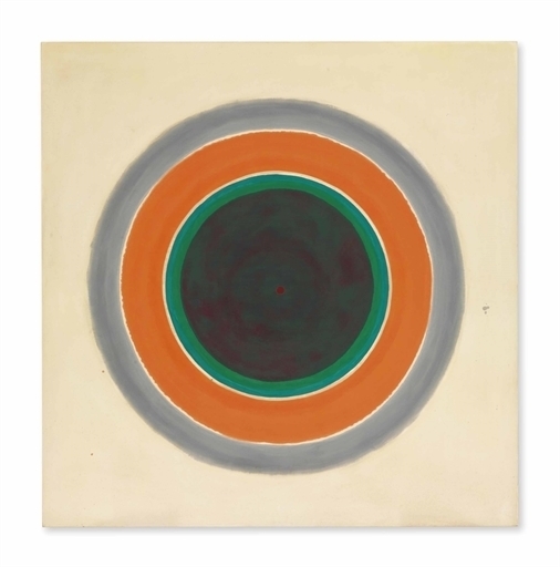 Kenneth Noland, ‘A Warm Sound in a Gray Field’, Christie's