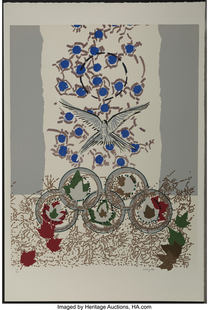 Jean-Paul Riopelle, ‘Dove, from Official Arts Portfolio of the XXIVth Olympiad, Seoul, Korea’, 1988, Heritage Auctions
