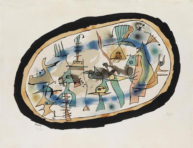 Joan Miró, ‘ Naissance du jour’, 1952, Le Coin des Arts
