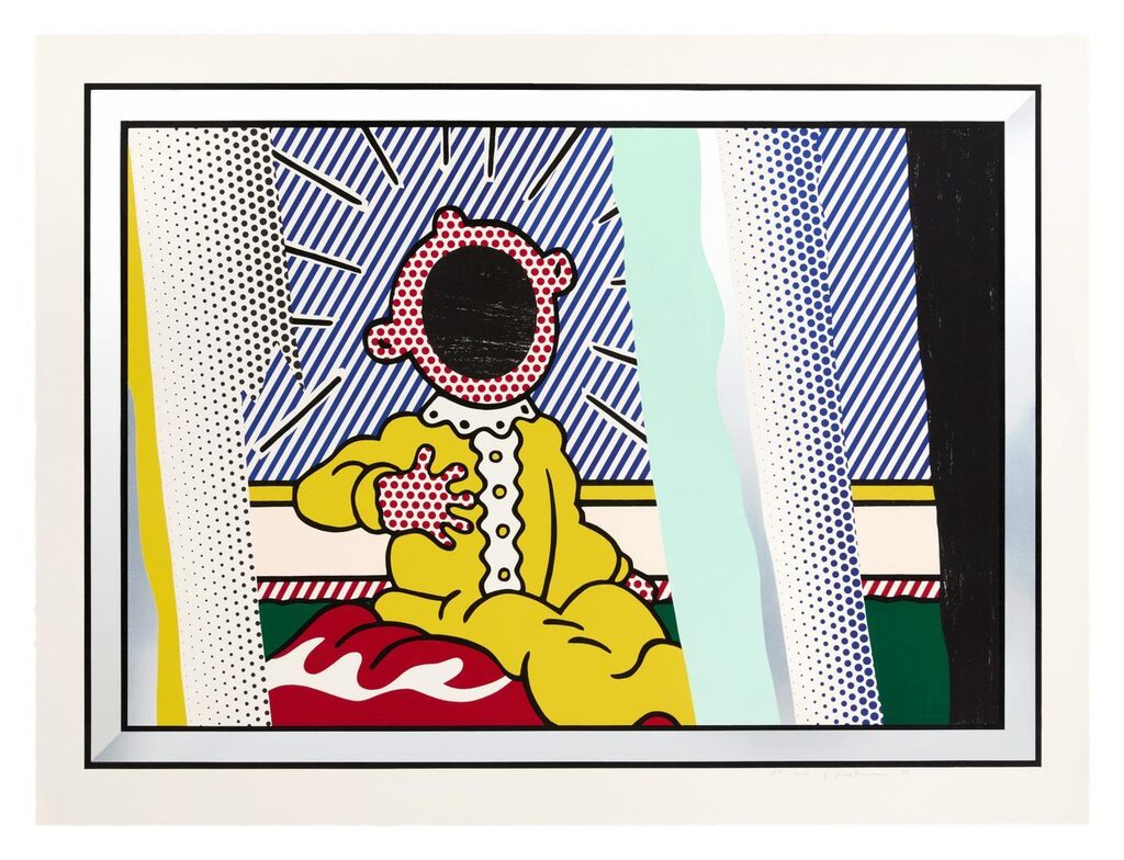 Roy Lichtenstein - Reflections on the Scream, from the Reflections series