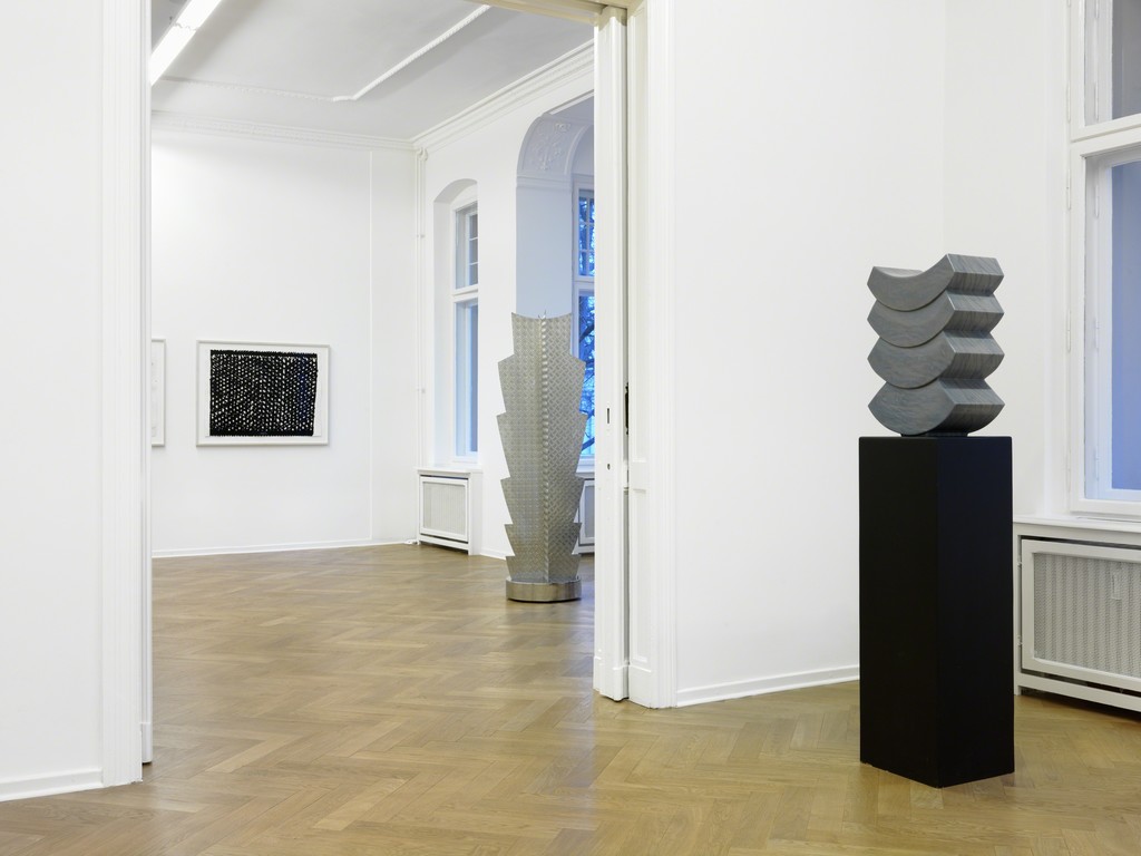 Installation view. Heinz Mack "Mack: Review and Outlook, A Special Selection - Homage to his 86th birthday", A3, Berlin, Germany. February 26 - April 23, 2016. Photo: Bernd Borchardt Installation view. Heinz Mack "Mack: Review and Outlook, A Special Selection - Homage to his 86th birthday", A3, Berlin, Germany. February 26 - April 23, 2016. Photo: Bernd Borchardt