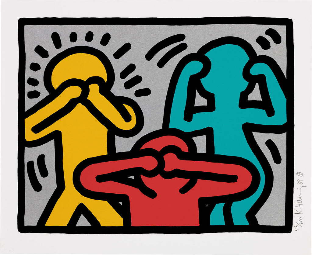 Keith Haring - Pop Shop III: one plate (L. p. 145)