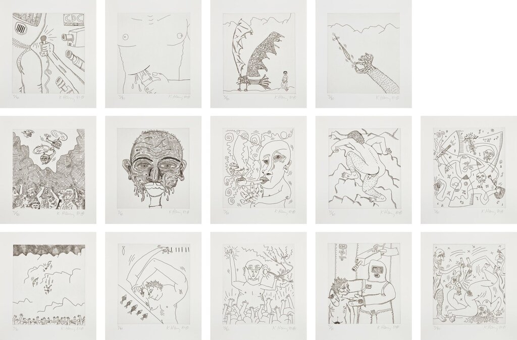 Keith Haring - The Valley, with William S. Burroughs