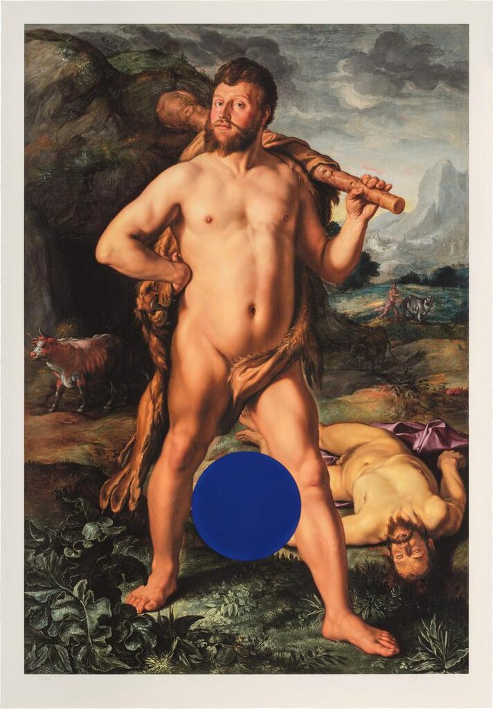 Jeff Koons - Gazing Ball (Goltzius Hercules and Cacus)
