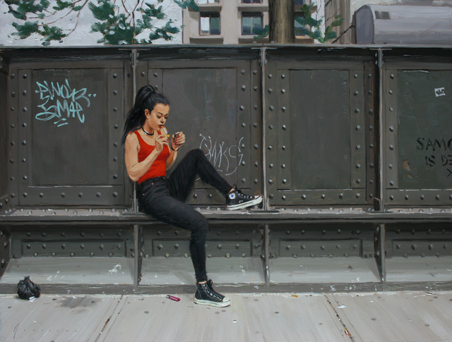 Vincent Giarrano, ‘Izzy on Steel Bridge’, 2017, Gallery Henoch