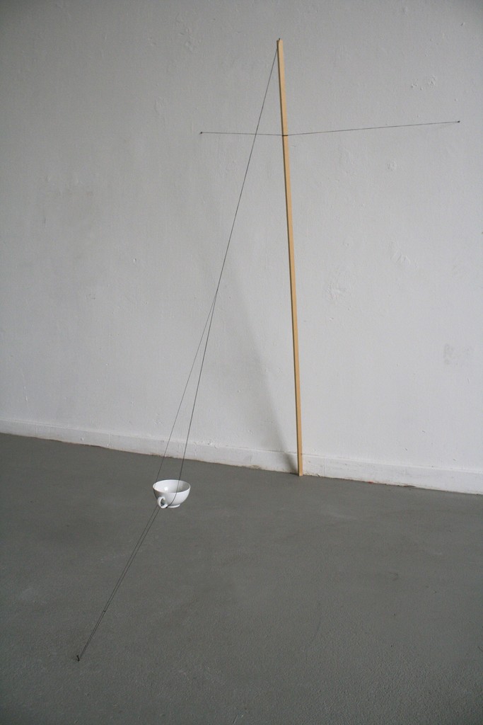 Tobias Hoffknecht - Untitled, 2014, Wood, Fabric, Ceramic, Dimension Variable Tobias Hoffknecht - Untitled, 2014, Wood, Fabric, Ceramic, Dimension Variable