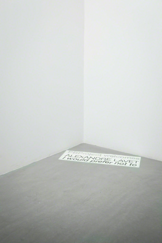 Alexandre Lavet, I Would Prefer Not To, Galerie Paris-Beijing Alexandre Lavet, I Would Prefer Not To, Galerie Paris-Beijing