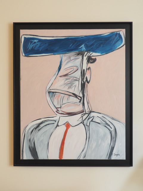 Juan Barjola, ‘Retrato apócrifo de torero’, 1986, Painting, Oil on canvas, Aurora Vigil-Escalera Art Gallery