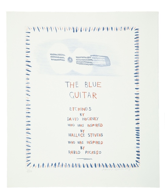 David Hockney, ‘The Blue Guitar (M.C.A. Tokyo 178)’, 1976-77, Forum Auctions
