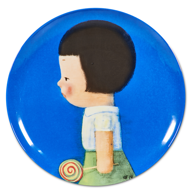 Liu Ye 刘野, ‘Untitled (girl with lollipop)’, 2006, Other, Painted porcelain plate in a custom cloth box, Rago/Wright