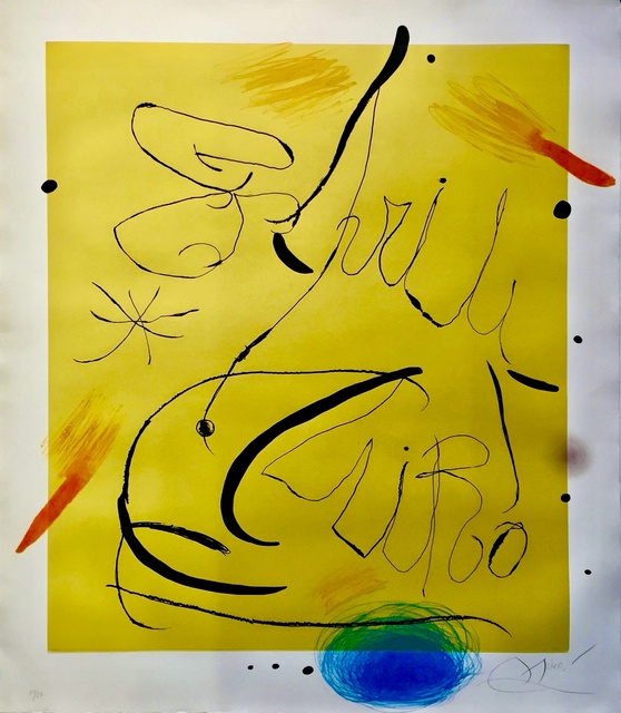 Joan Miró, ‘Espriu (D.877) (C.197).’, 1975, Off The Wall Gallery