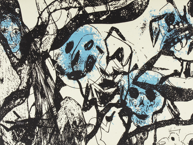 Sergio Hernández, ‘Dìa de Muertos’, Bernardini Art Gallery & Auction House