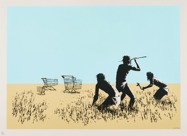 Banksy, ‘Trolleys (Colour) - Signed ’, 2007, Hang-Up Gallery