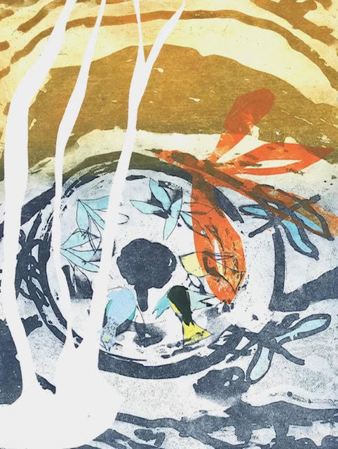 Jan Farrell, ‘Orange Dragonfly’, 2021, Print, Etching on aluminium, Charbonnel ink, BFK Rives paper, Open Bite Printmakers
