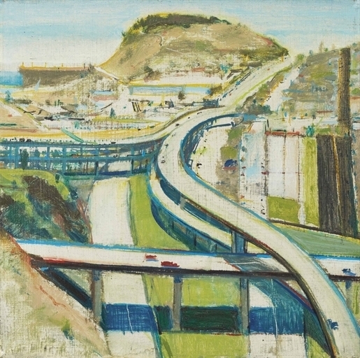Wayne Thiebaud, ‘Study for Freeway’, Christie's