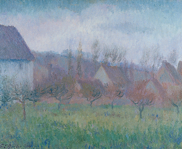 Theodore Earl Butler, ‘Farm Orchard in Winter’, 1904, Painting, Oil on canvas, Caldwell Gallery Hudson