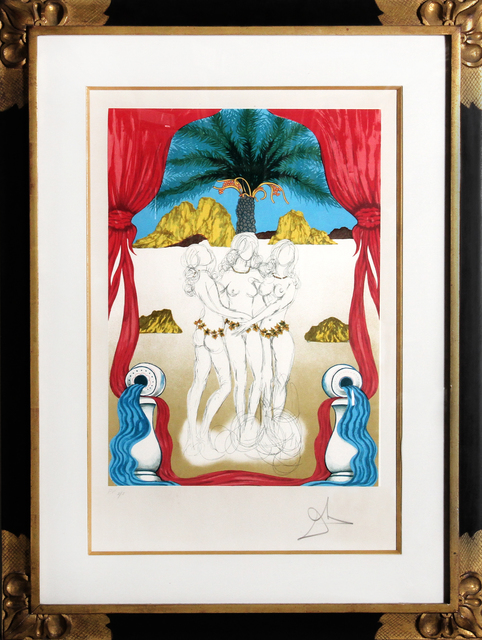 Salvador Dalí, ‘Three Graces of Hawaii (Tarot: Three of Cups)’, 1979, RoGallery