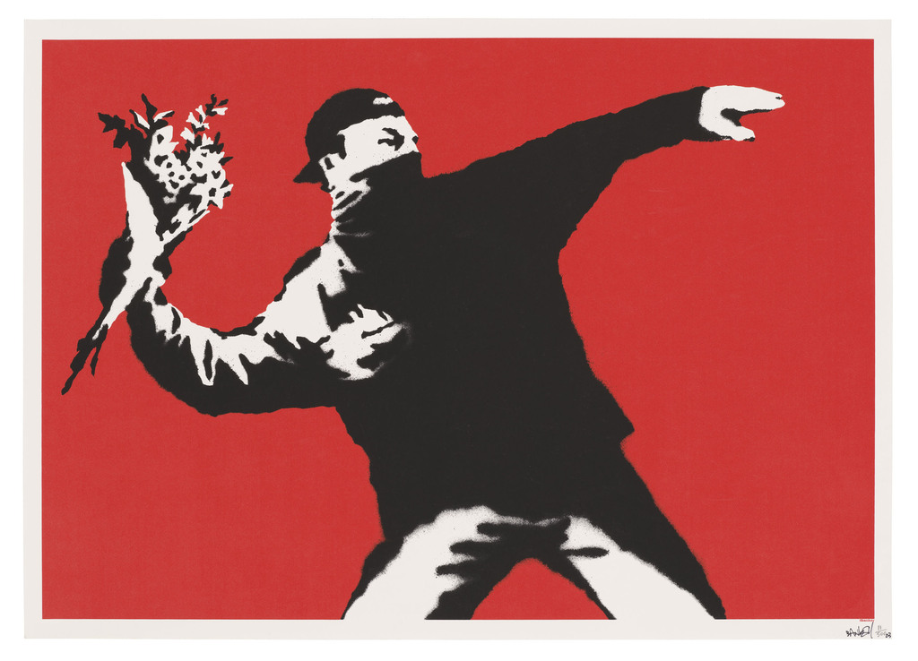 Banksy - Love is in the Air