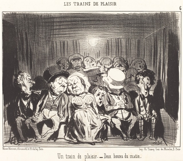 Honoré Daumier, ‘Un Train de plaisir’, 1852, National Gallery of Art, Washington, D.C.