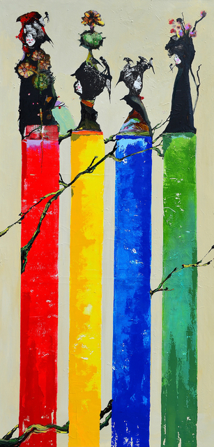 Frank David Valdés, ‘Graft’, 2018, Painting, Oil on canvas, ArteMorfosis - Cuban Art Platform
