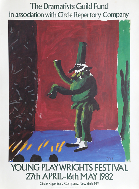 David Hockney, ‘Young Playwrights Festival’, 1982, Ephemera or Merchandise, Offset Lithograph, RoGallery