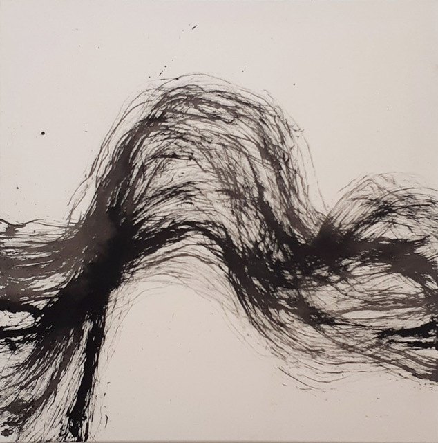 Natacha Di Nucci, ‘Untitled III - Serie 'Traces'’, 2020, Painting, Tusche auf Leinwand / ink on canvas, ARTBOX.GALLERY