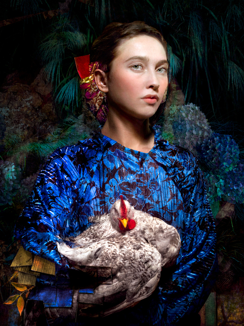 Cooper & Gorfer, ‘Vanesa and the Chicken’, 2017, Photography, Archival pigment print, Larsen Warner