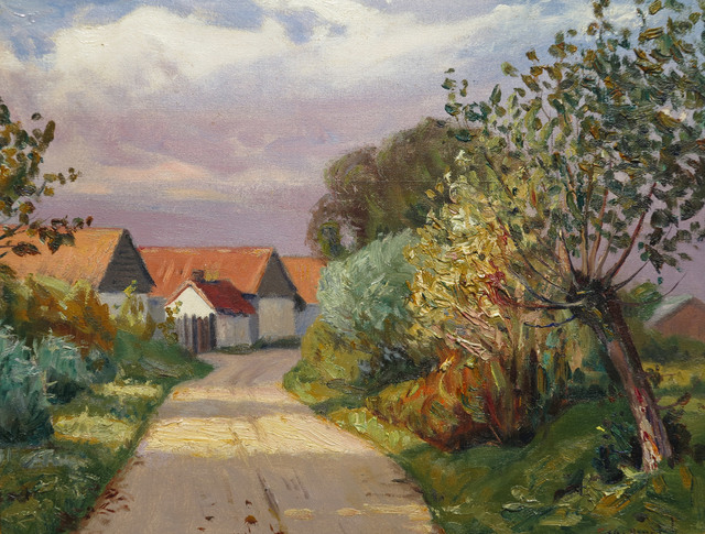 Charles Roussel, ‘Landscape near Rang du Fliers’, Painting, Oil on canvas, Vose Galleries