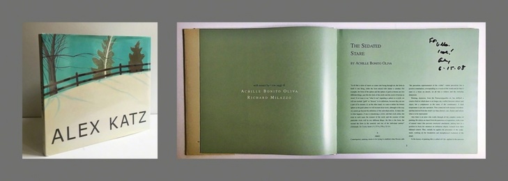 Alex Katz New Paintings (Limited Edition Hand Signed and Inscribed to his model Ulla)