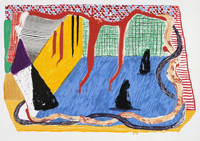 David Hockney, ‘Ink in the Room’, 1993, Kenneth A. Friedman & Co.