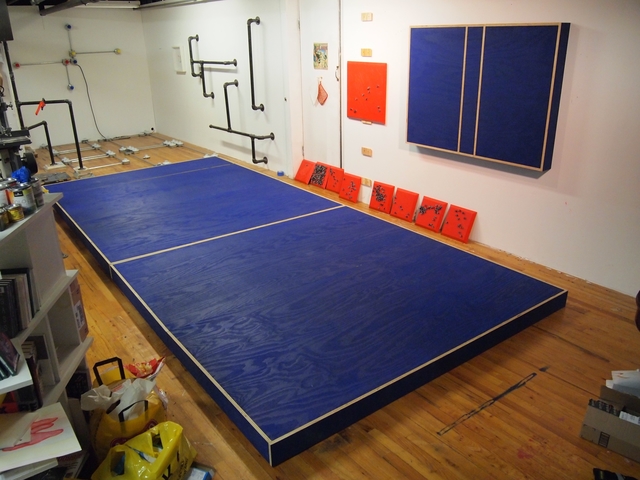 G.T. Pellizzi, ‘Transitional Geometry in Blue (Cathedra)’, 2013, El Museo del Barrio