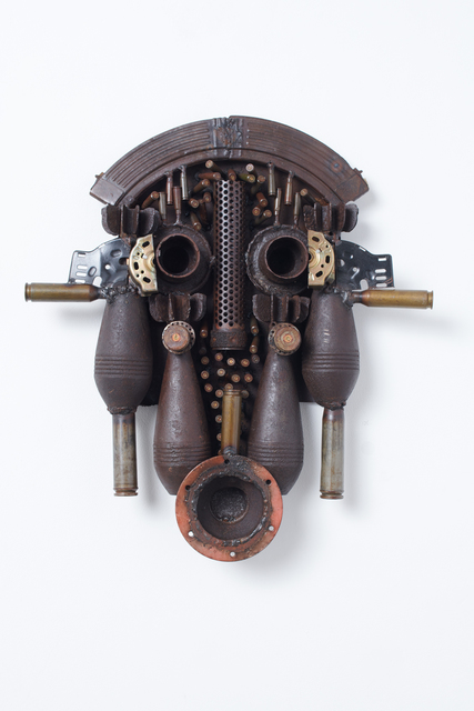 Gonçalo Mabunda, ‘Untitled (mask)’, 2018, Sculpture, Mixed media, Jack Bell Gallery