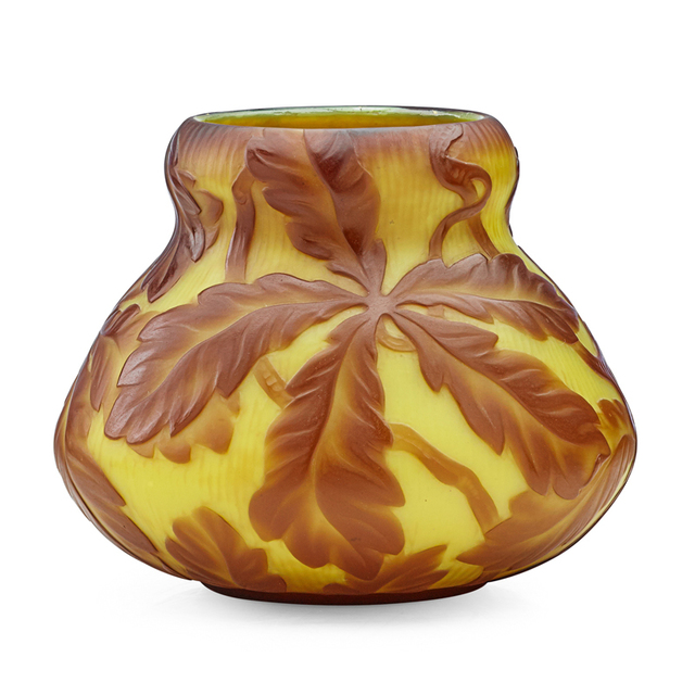 Tiffany Studios, ‘Fine Vase With Virginia Creeper, New York’, ca. 1906, Rago/Wright