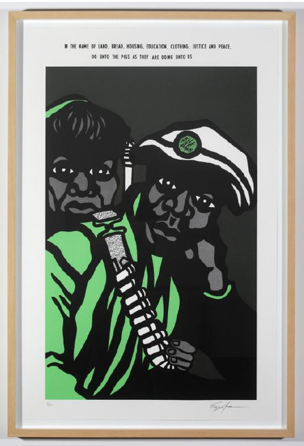 Emory Douglas, ‘July 18, 1970’, 2009, Print, Screen print on arches paper, OSMOS