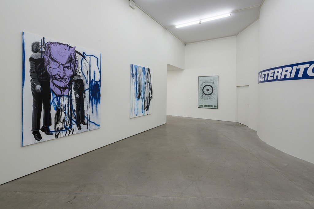 Installation view of "Claus Carstensen: WHAT’S LEFT (IS REPUBLICAN PAINT) – NINE SISTERS" at ARoS Aarhus Kunstmuseum, Aarhus (2015) Installation view of "Claus Carstensen: WHAT’S LEFT (IS REPUBLICAN PAINT) – NINE SISTERS" at ARoS Aarhus Kunstmuseum, Aarhus (2015)