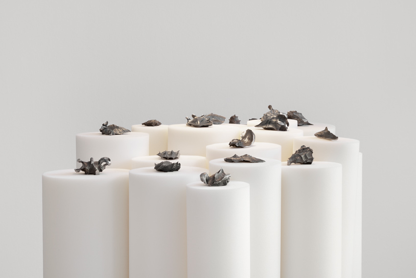 Anetta Mona Chisa & Lucia Tkacova
"Things in Our Hands", 2014, melted euro cent coins, dimensions variable, courtesy Anetta Mona Chisa & Lucia Tkacova and Christine König Gallery, Vienna, Photographer: Tobias Hübel Anetta Mona Chisa & Lucia Tkacova
"Things in Our Hands", 2014, melted euro cent coins, dimensions variable, courtesy Anetta Mona Chisa & Lucia Tkacova and Christine König Gallery, Vienna, Photographer: Tobias Hübel