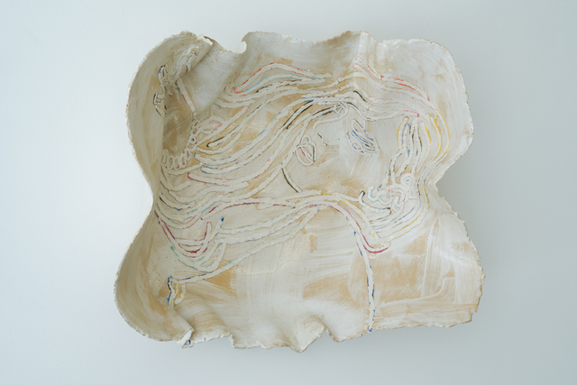 Ghada Amer, ‘The White Plate’, 2017, Sculpture, Glazed ceramic, Goodman Gallery
