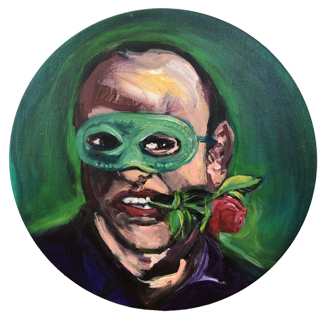 Yassine Balbzioui, ‘La Rose Rouge’, 2019, Painting, Acrylic on canvas, Kristin Hjellegjerde Gallery