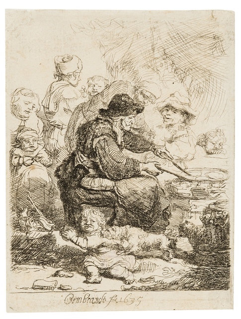 Rembrandt van Rijn, ‘The Pancake Woman’, 1635, Print, Etching, Forum Auctions