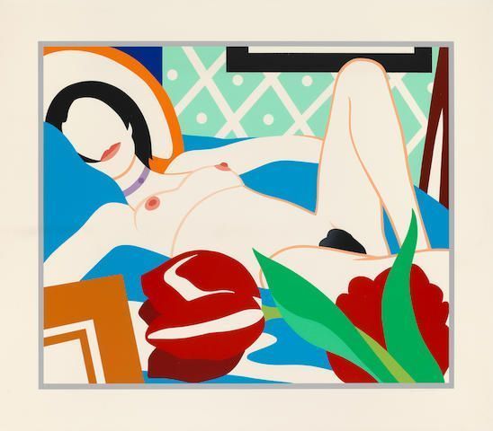 Tom Wesselman - Monica with Tulips